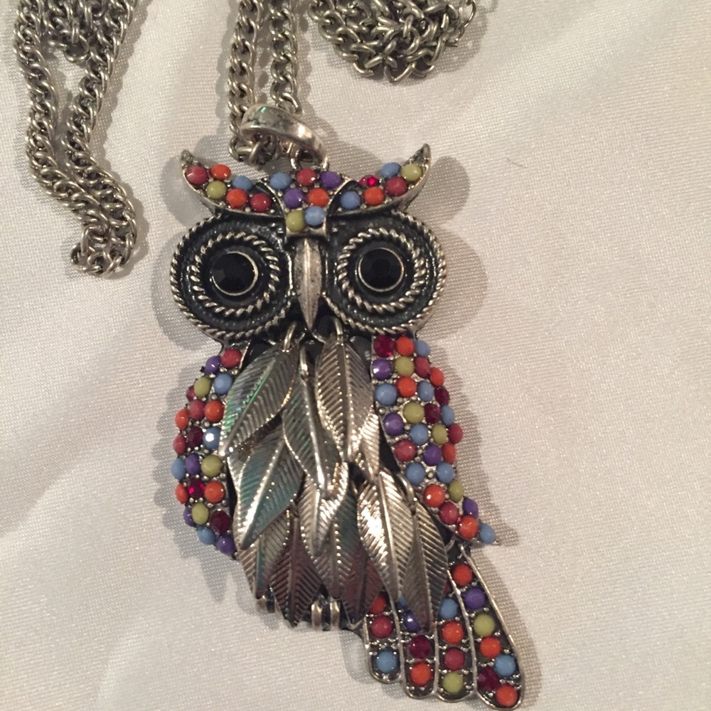 🍍Owl pendant chain~ casual/boho